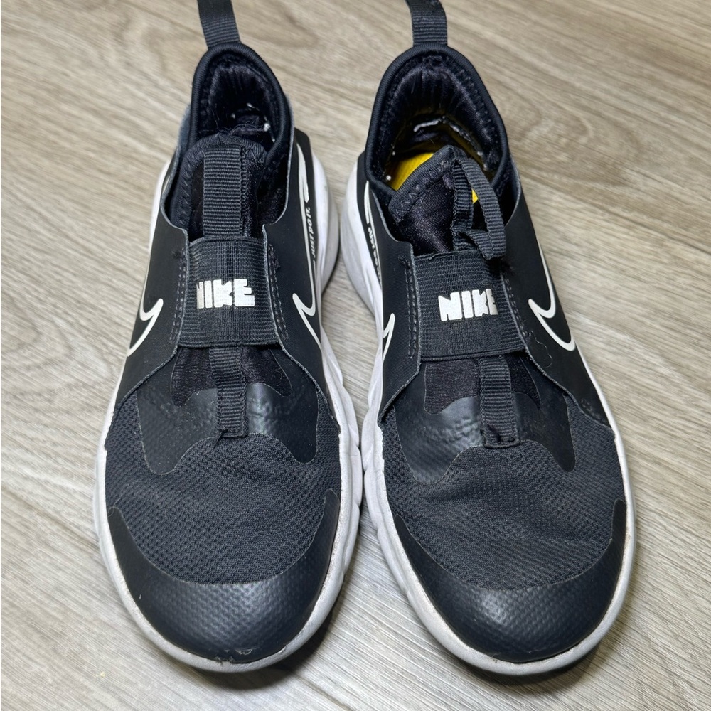 Nike Black and White Slip-On Shoes